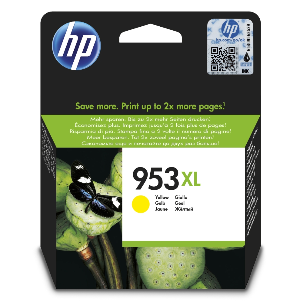 

Hp inkjet 953xl high yield printer cartridge - yellow