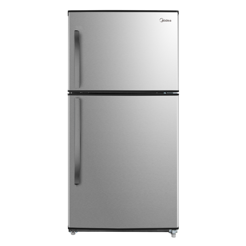 

Midea 21 cft. Top mount refrigerator (hd774fs) - silver