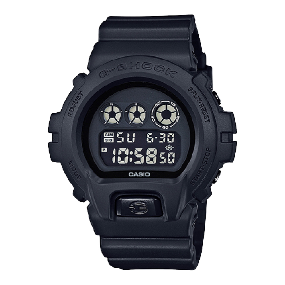 

Casio g-shock digital 53mm gents resin sport watch (dw-6900bb-1dr)