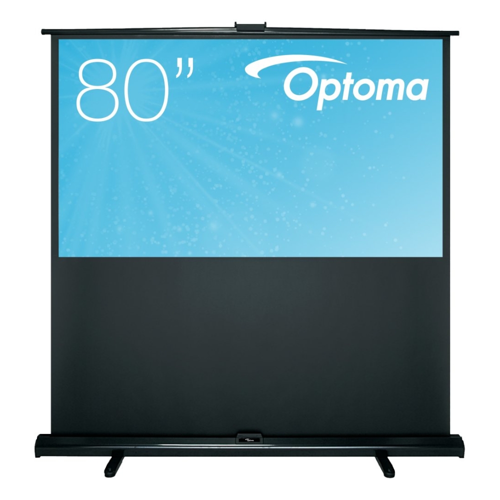 Buy Optoma 80" diagonal 16:9 manual pull-up screen - dp-9080mwl in Saudi Arabia