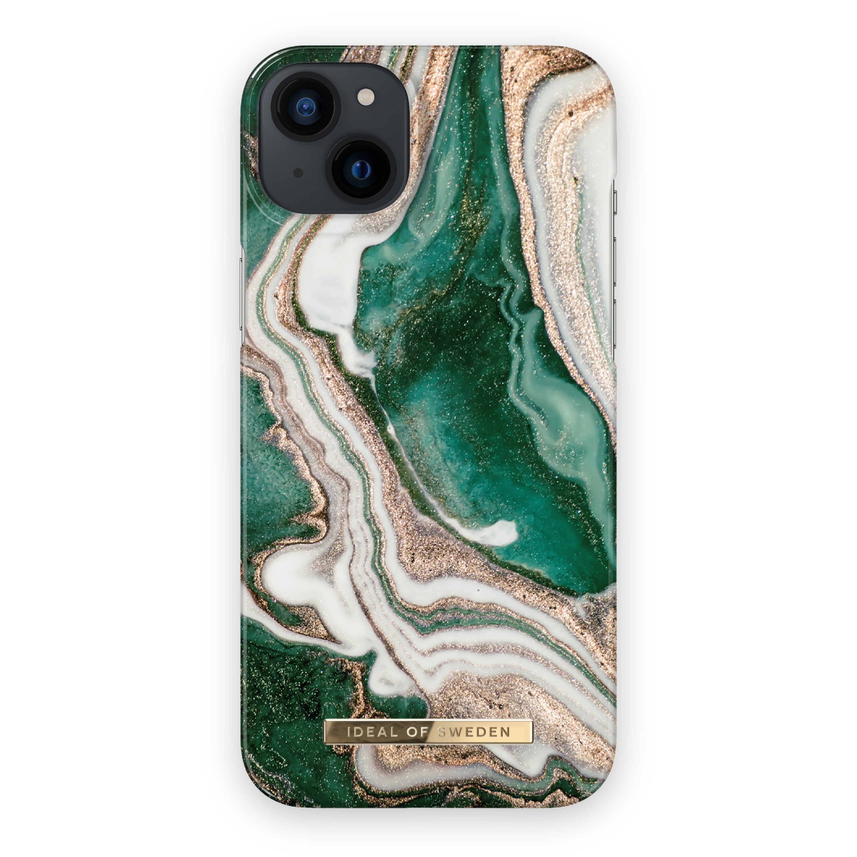 Buy Ideal of sweden case for iphone 14 plus - golden jade marble in Saudi Arabia