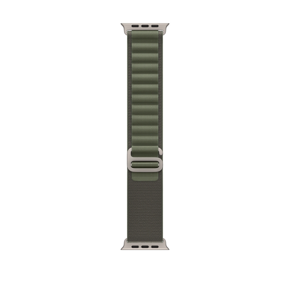 Buy Apple alpine loop watch strap large, 49mm, mqe43zm/a - green in Saudi Arabia