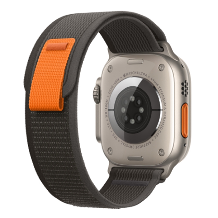 

Apple watch trail loop 49mm, medium/large, mqeq3ze/a – black&grey