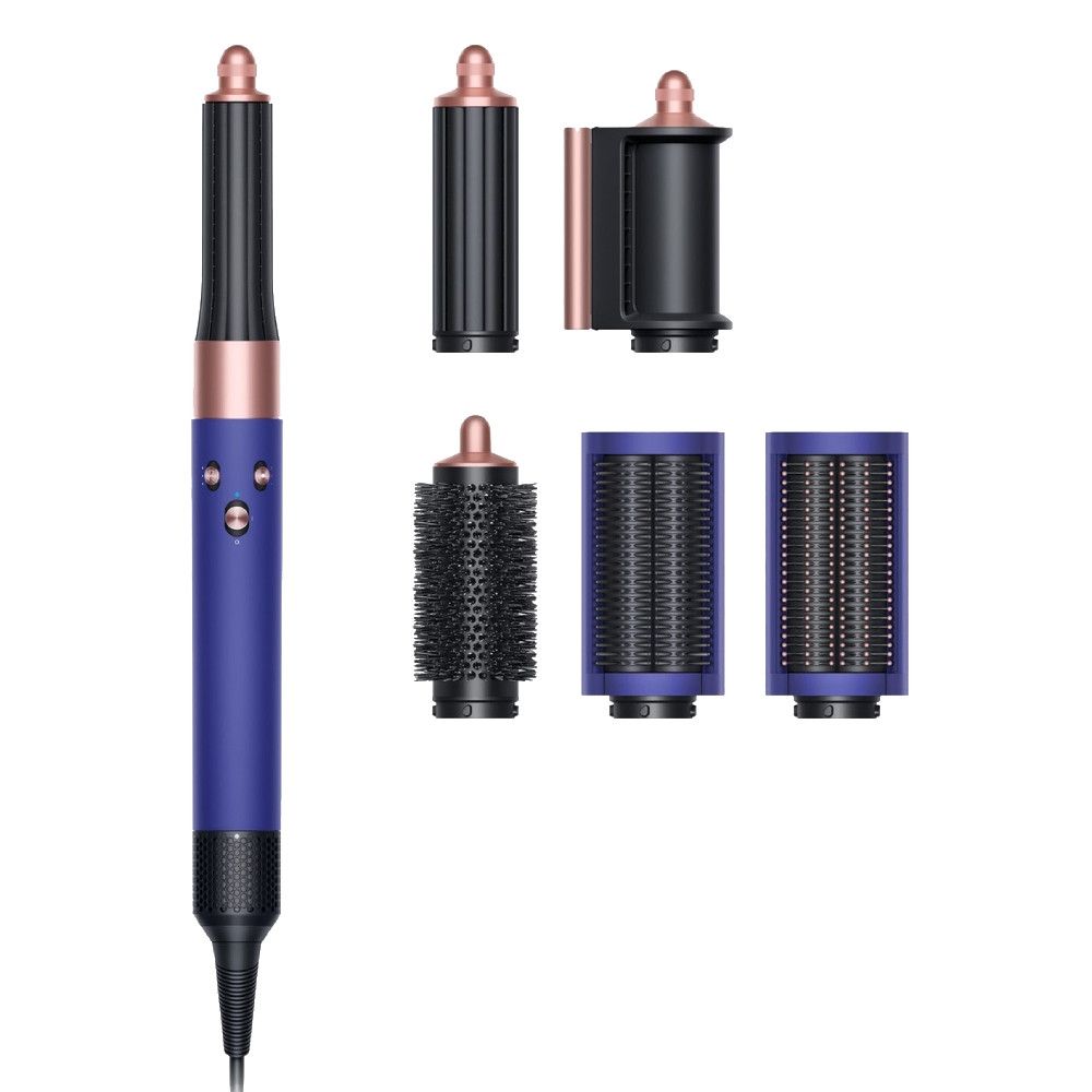 

Dyson airwrap multi styler complete, 1500w, 3 heat settings, - vinca blue / rosé