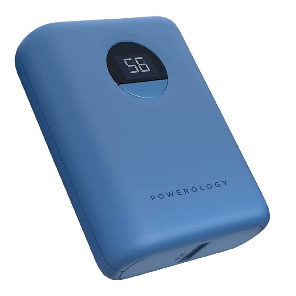 

Powerology ultra-compact power bank, pd 18w, 10000mah, ppbcha04-bu - black