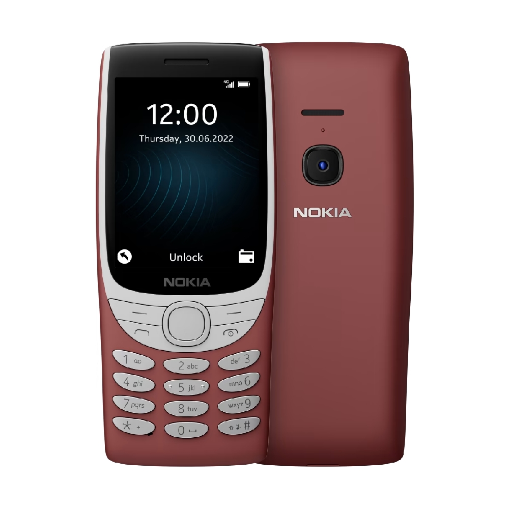 Buy Nokia 8210 4g mobile, 2. 8inch, 128mb, 48mb ram - red in Saudi Arabia