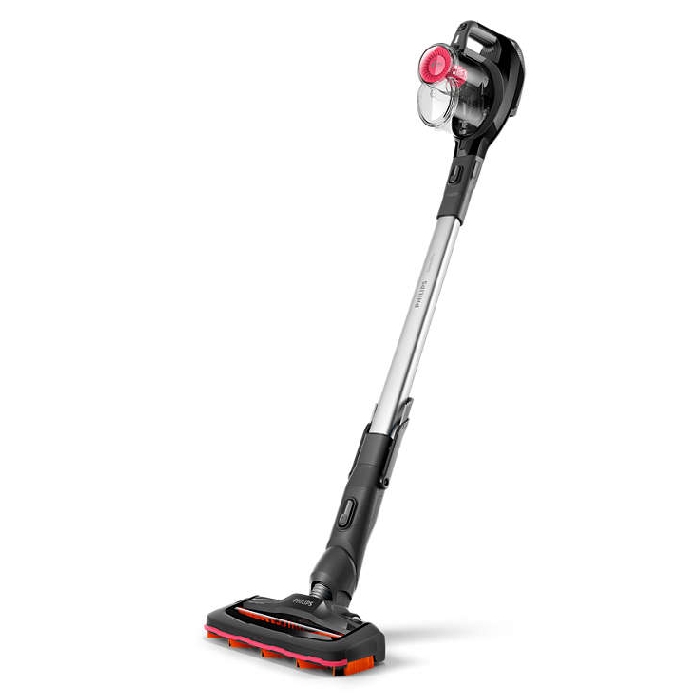 Buy Philips speedpro cordless stick vacuum cleaner, 18 v, fc6722/61- black in Saudi Arabia