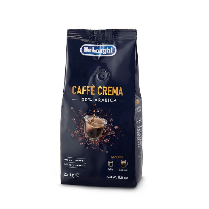 Buy Delonghi caffe crema arabica coffee beans, 250g - dlsc602 in Saudi Arabia