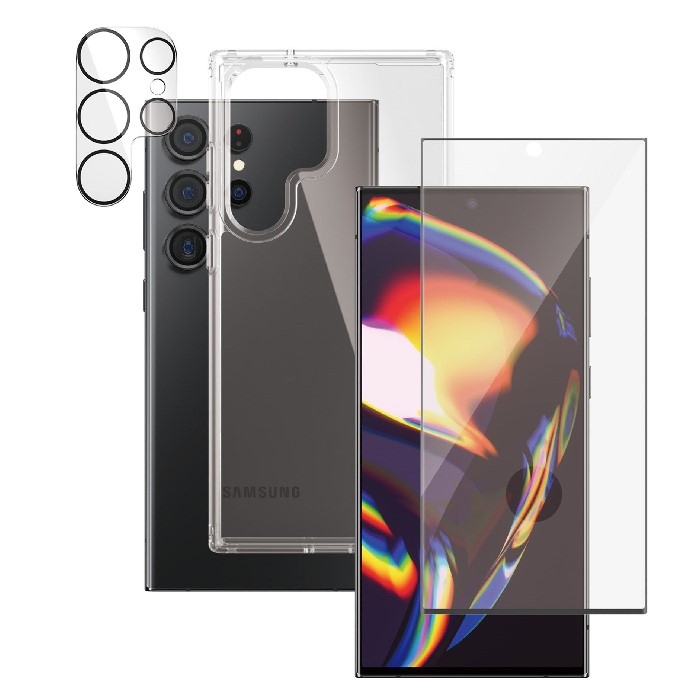 

Panzerglass 3 in 1 camera lens protector, hardcase and an screen protector for samsung ...