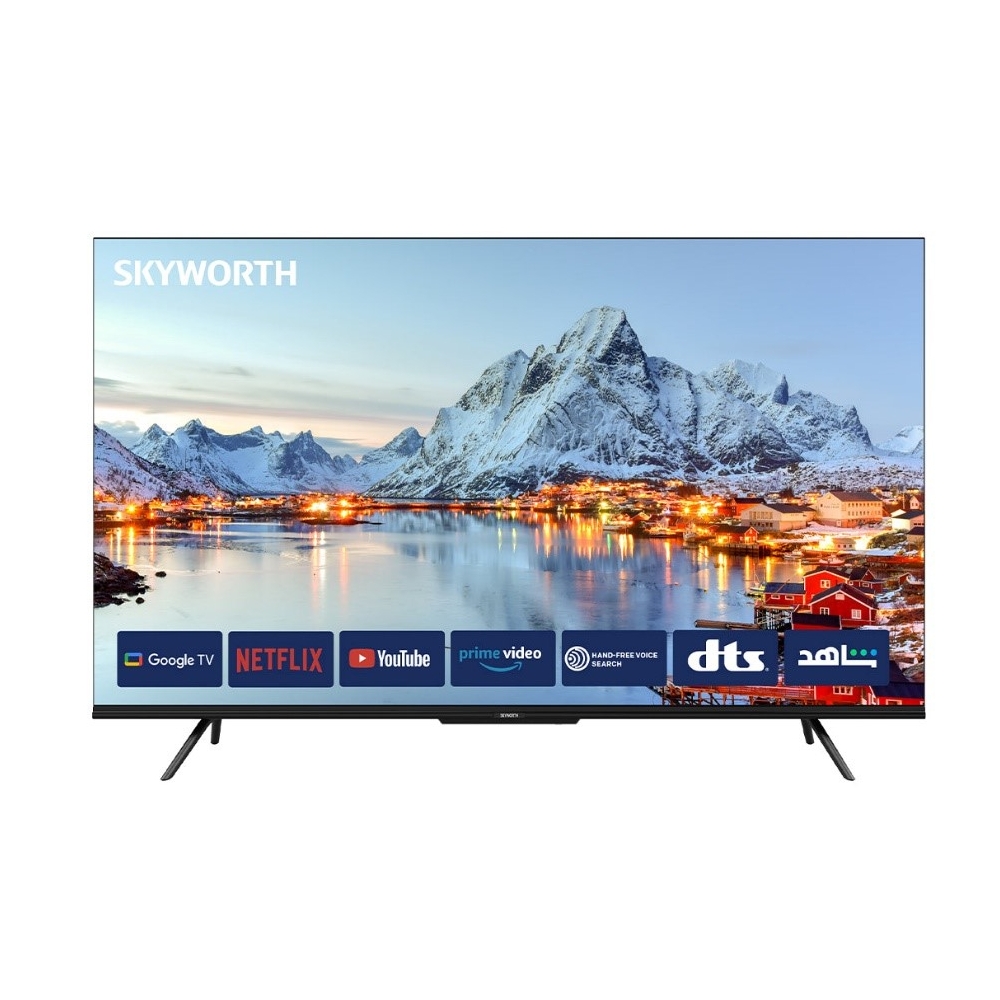 Buy Skyworth 58 inch 4k uhd smart google led tv, 58sue9350f – black in Saudi Arabia