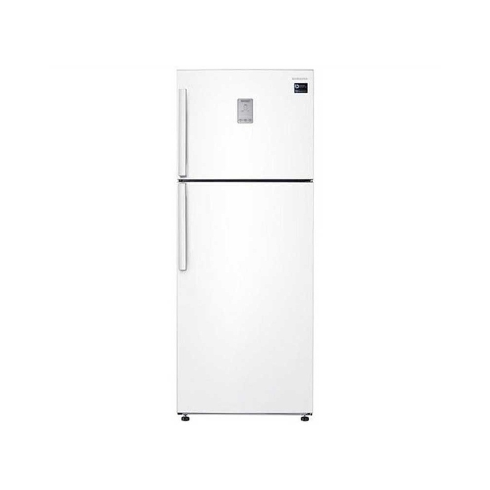 Buy Samsung top mount 2 doors refrigerator, 16ft, 453l, twin cooling, rt46k6300wwb - white in Saudi Arabia