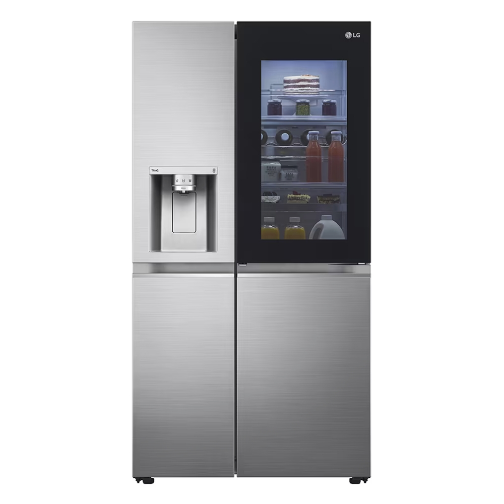 

Lg refrigerator side by side view 21. 7 cft (ls25hvlvlv) silver