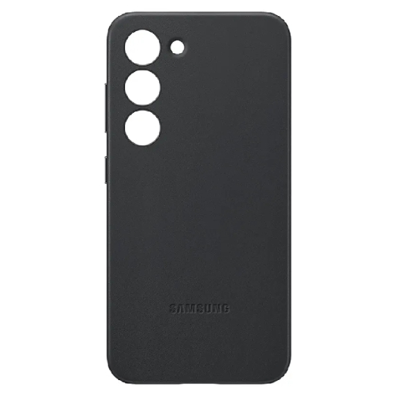 Buy Samsung case for galaxy s23 plus, leather, ef-vs916lbegww– black in Saudi Arabia