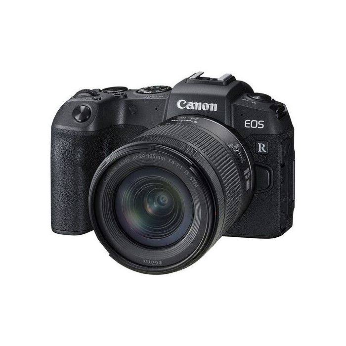اشتري كاميرا اي أو أس آر بي آر أف غير مزودة بمرآة من كانون، عدسة 24-105 مم، eos rp kit- أسود في السعودية