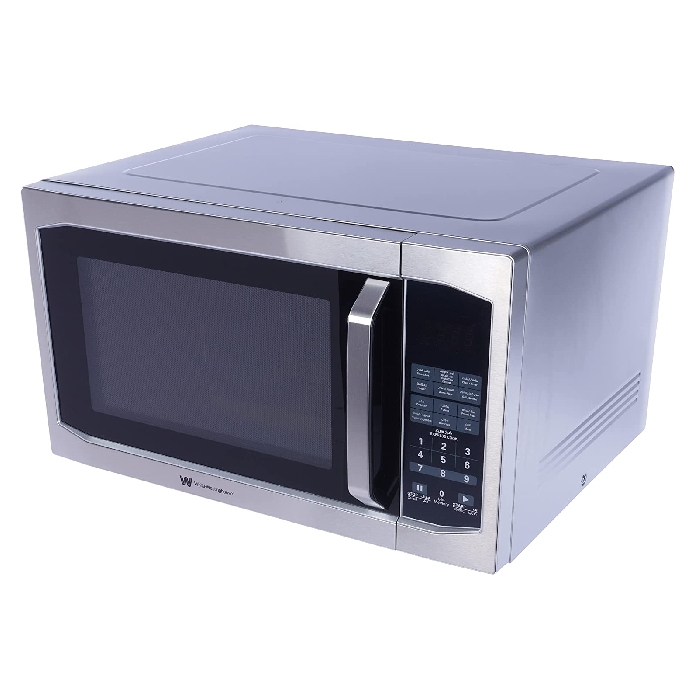 

White westinghouse microwave oven with grill, 42l, 1100w, digital control, wmw42vg - si...