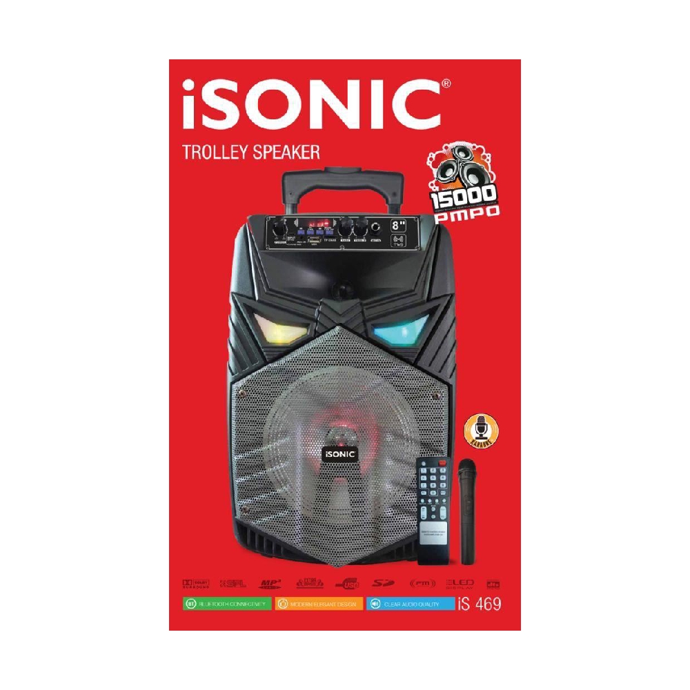 Buy Isonic is469 trolley speaker, 15000 pmpo in Saudi Arabia