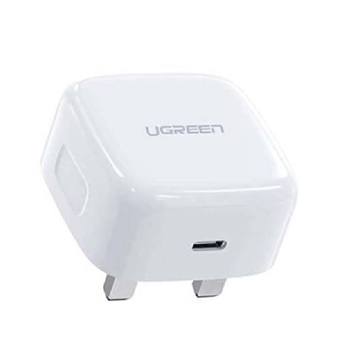 Buy Ugreen usb-c pd fast wall charger, 20w, 60451 - white in Saudi Arabia
