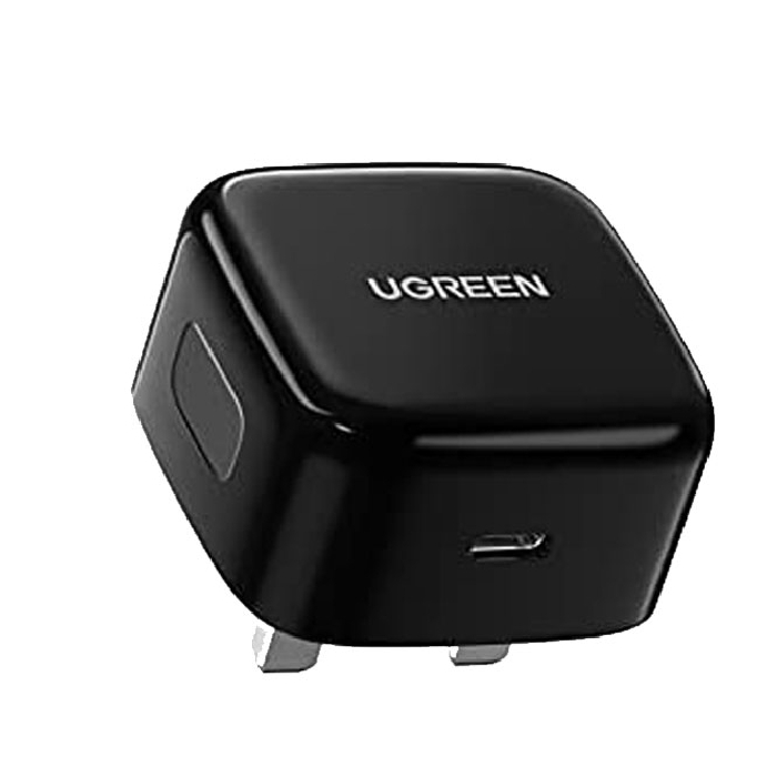 Buy Ugreen usb-c pd fast wall charger, 20w, 50339 - black in Saudi Arabia