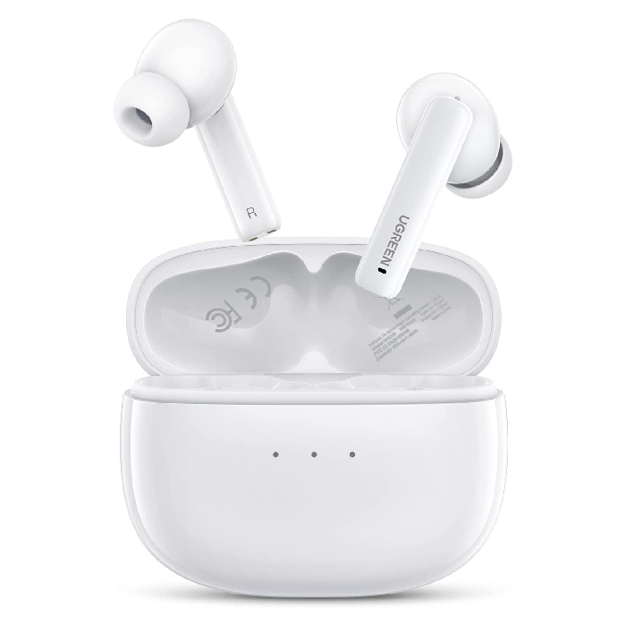 Buy Ugreen hitune t3 earbuds, wireless, bluetooth, 90206 - white in Saudi Arabia