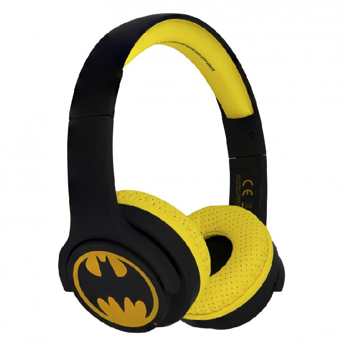 Buy Otl batman symbol wireless bluetooth on-ear headphones, otldc0671 - black in Saudi Arabia