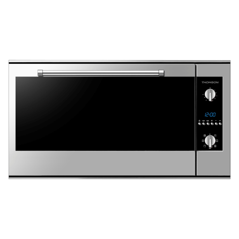 Buy Thomson built-in electric oven, 90 cm, 10 functions, fan, to9ee10/s – stainless steel in Saudi Arabia