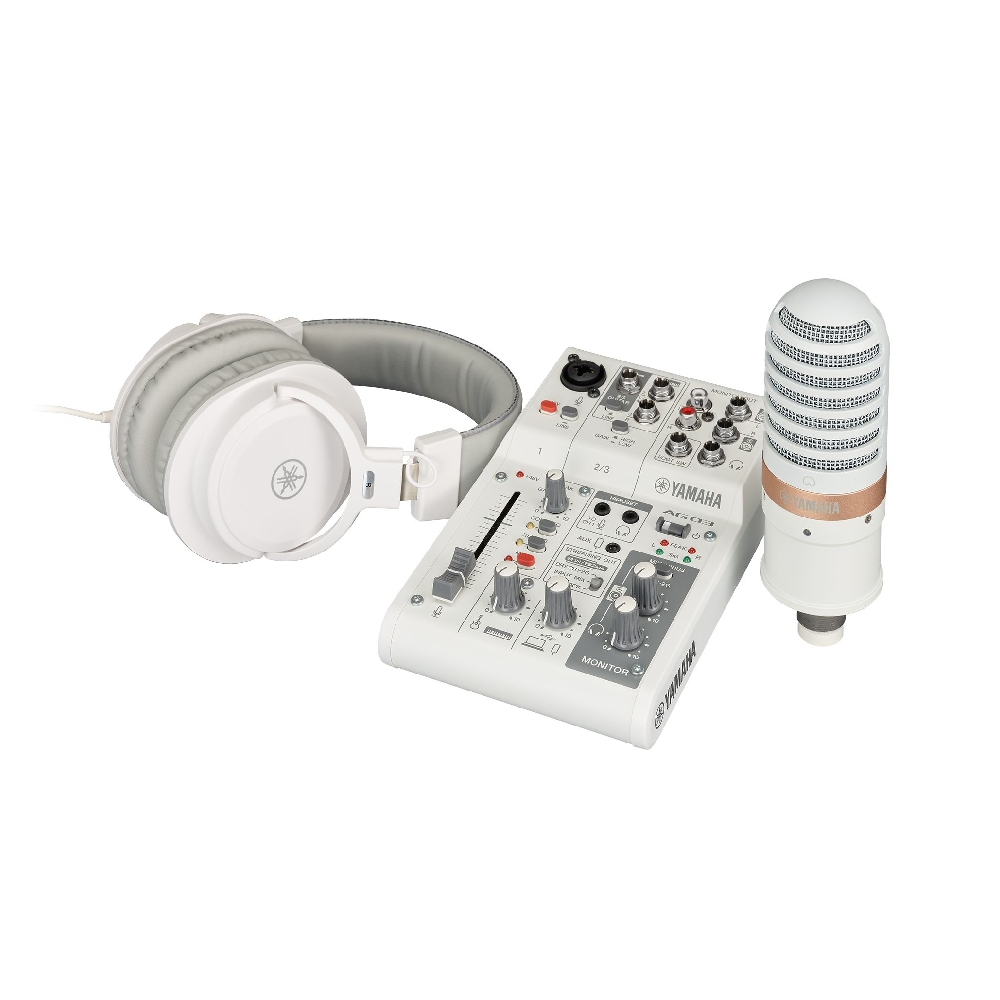 

Yamaha live streaming pack, ag03 mkii - white
