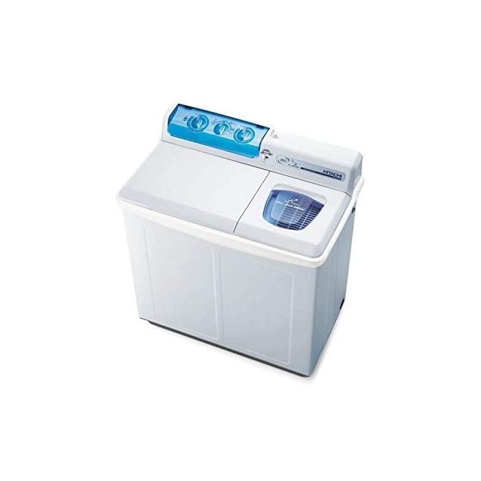 Buy Hitachi twin tub washing machine, 6kg, ps-975fj 2206a wh – white in Saudi Arabia