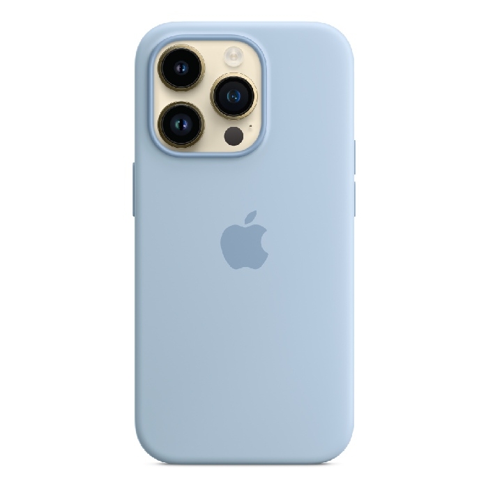 

Apple silicone case with magsafe for 6. 12 inches iphone 14 pro, mquj3zm/a – sky blue