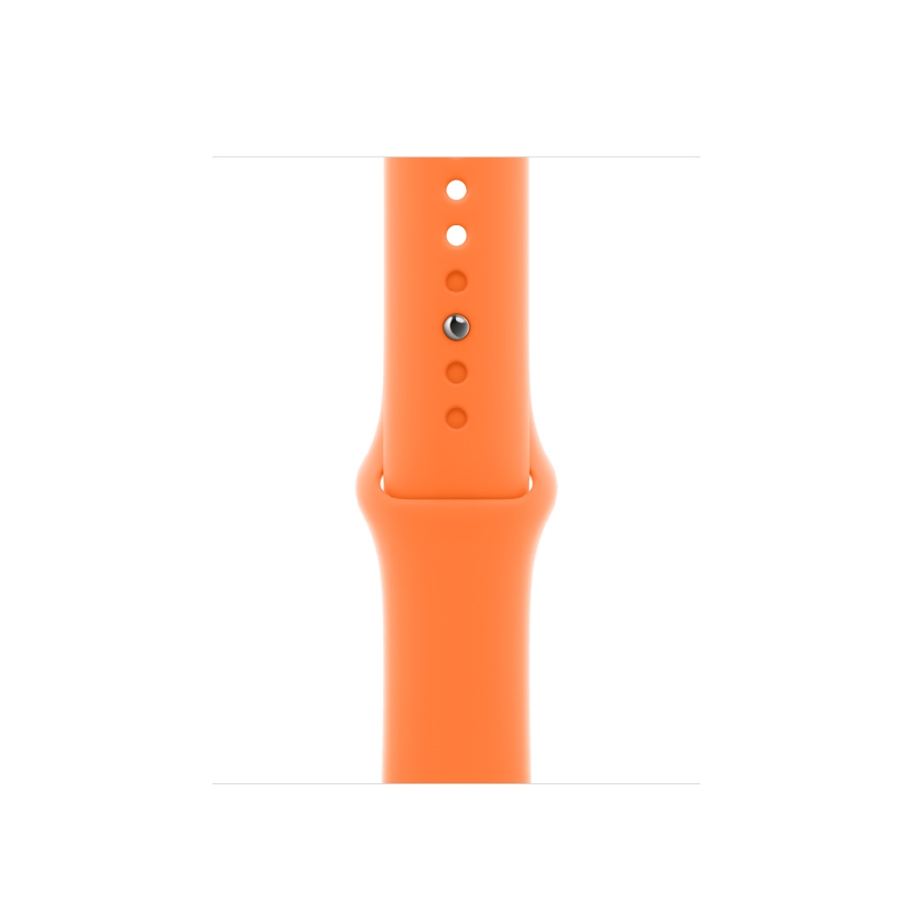 Buy Sport band for apple watch 45mm - bright orange in Saudi Arabia