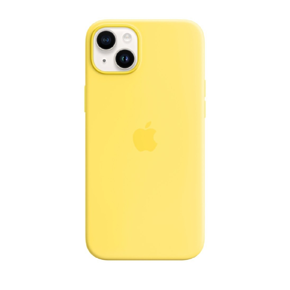 

Apple iphone 14 plus silicone case with magsafe - yellow