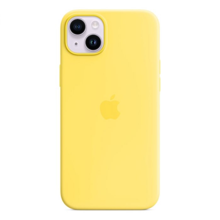 

Apple iphone 14 plus silicone case with magsafe - yellow