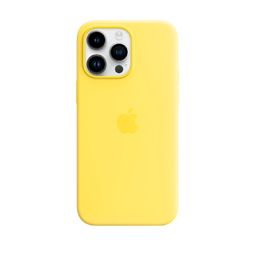 

Apple iphone 14 pro max silicone case with magsafe - yellow