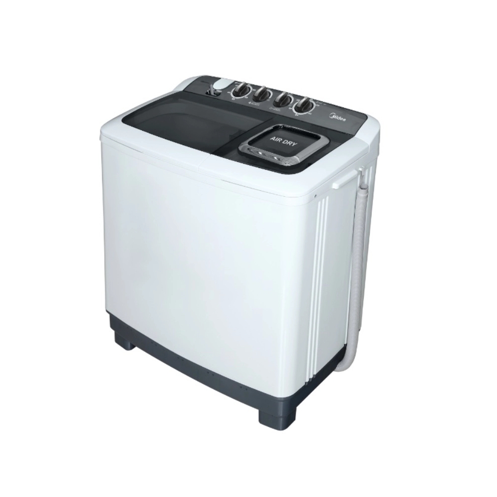 

Midea top load twin-tub washing machine, 12kg washing capacity and 7kg drying capacity,...