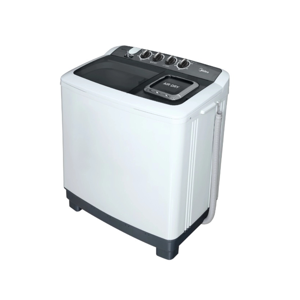 Buy Midea top load twin-tub washing machine, 12kg washing capacity and 7kg drying capacity,... in Saudi Arabia