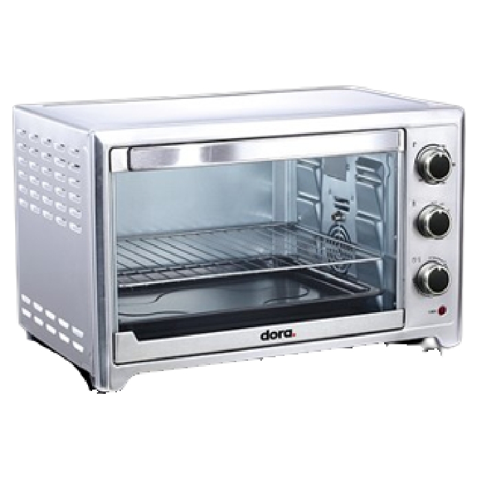 Buy Dora electric oven, 2000 watt, 45l, do45ls1 - silver in Saudi Arabia