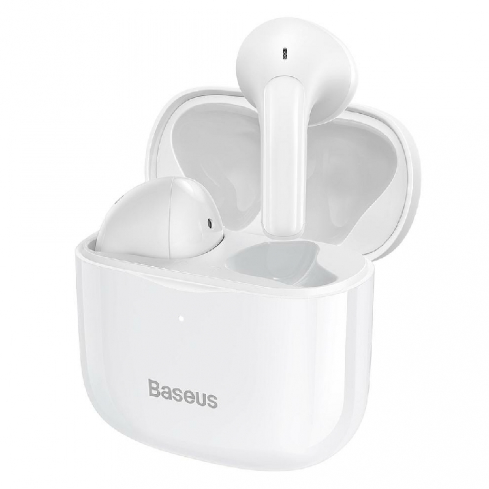 Buy Baseus bowie e3 true wireless earbuds, ngtw080002 - white in Saudi Arabia