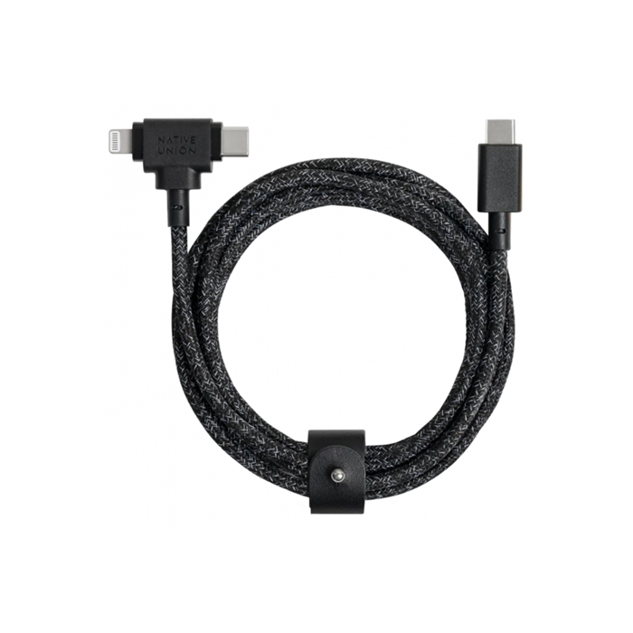 

Native union belt cable duo type c-c-lightning 1. 8m, belt-ccl-cos-np – black