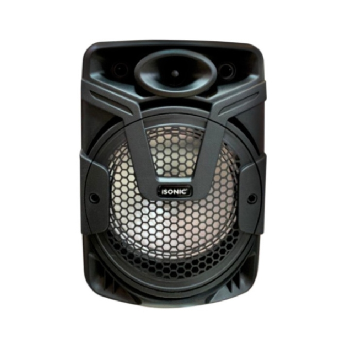 Buy Isonic professional karaoke portable speaker, 24 watts, is 445 - black in Saudi Arabia