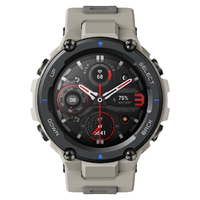 Buy Amazfit t-rex pro smart watch 47. 7 mm – gray in Saudi Arabia