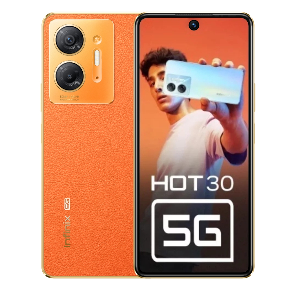 

Infinix hot 30 5g 6. 78-inch 128gb phone 8gb ram - orange
