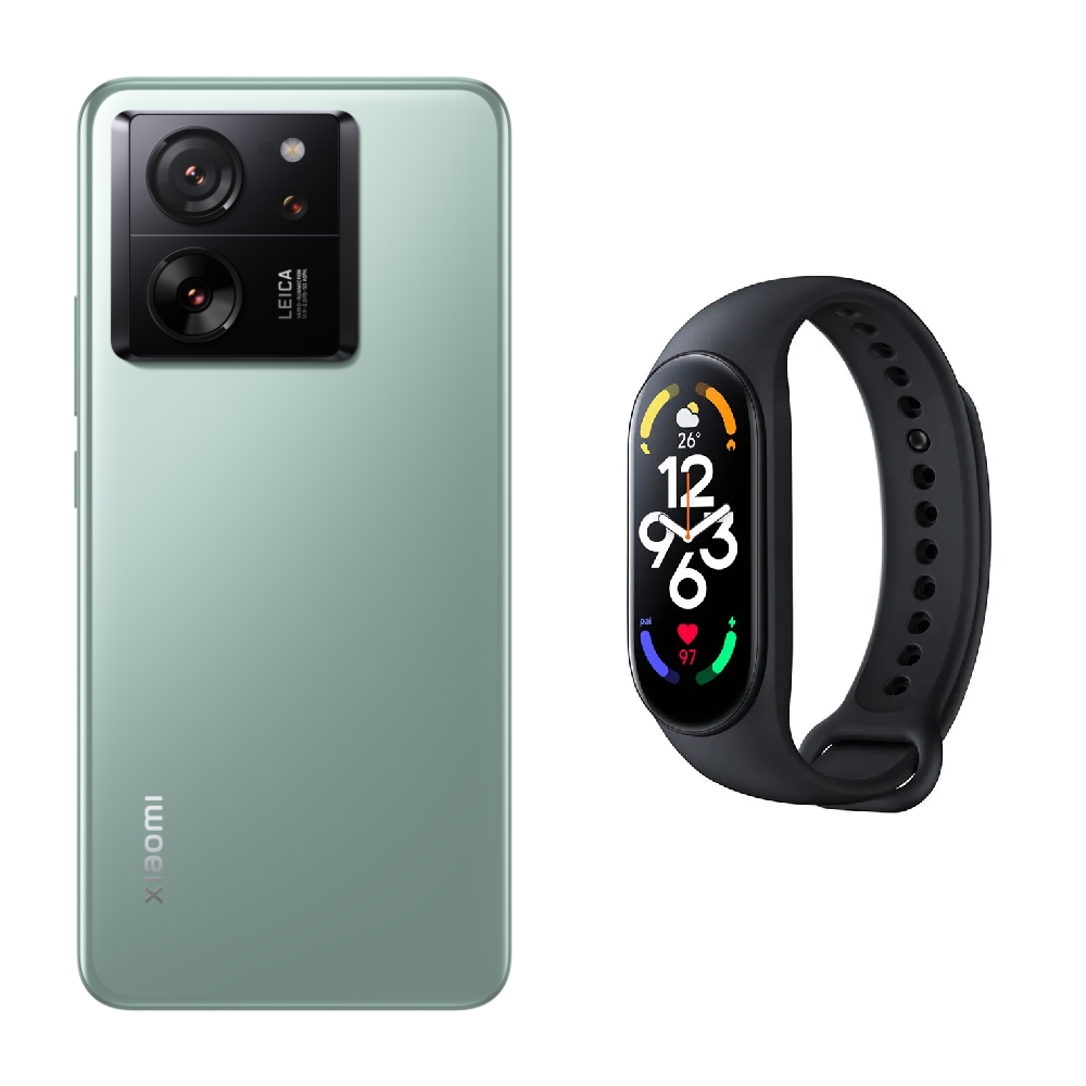 

Xiaomi 13t phone, 6. 67inch, 256gb, 12gb ram, 5g - green + smart band 7