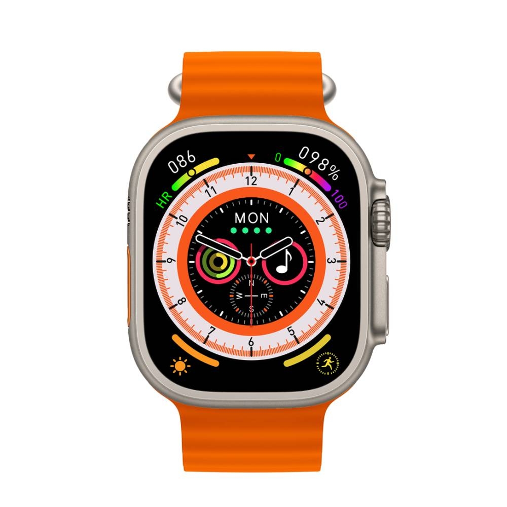 

G-tab watch ft 8 pro, 51mm, stainless-steel body, silicon starp - orange