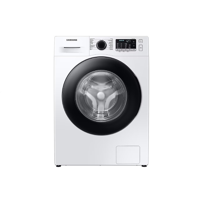 

Samsung front load with hygiene steam washing machine, 8kg, ww80ta046ae – white