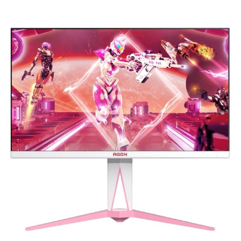 Buy Aoc agon 27-inch qhd ips 170hz 1ms premium gaming monitor, ag275qxr/89 – pink & white in Kuwait