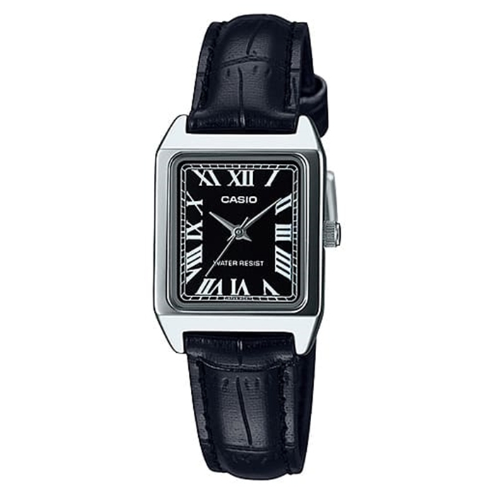 اشتري ساعة كاسيو كاجوال للنساء, انالوج, 31 مم, ltp-v007l-1budf  – أسود في الكويت