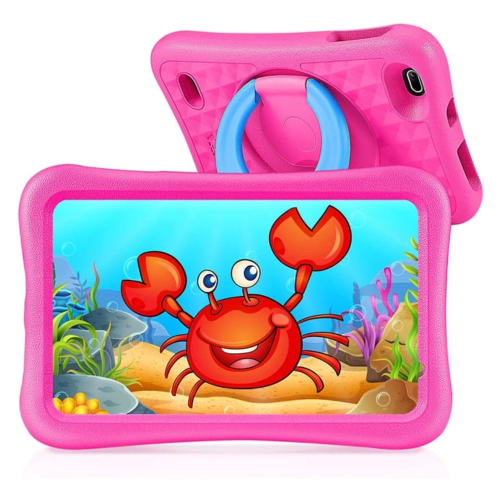 Buy G-tab s8 kids tablet, 2gb ram, 32gb, 8-inch – pink in Kuwait