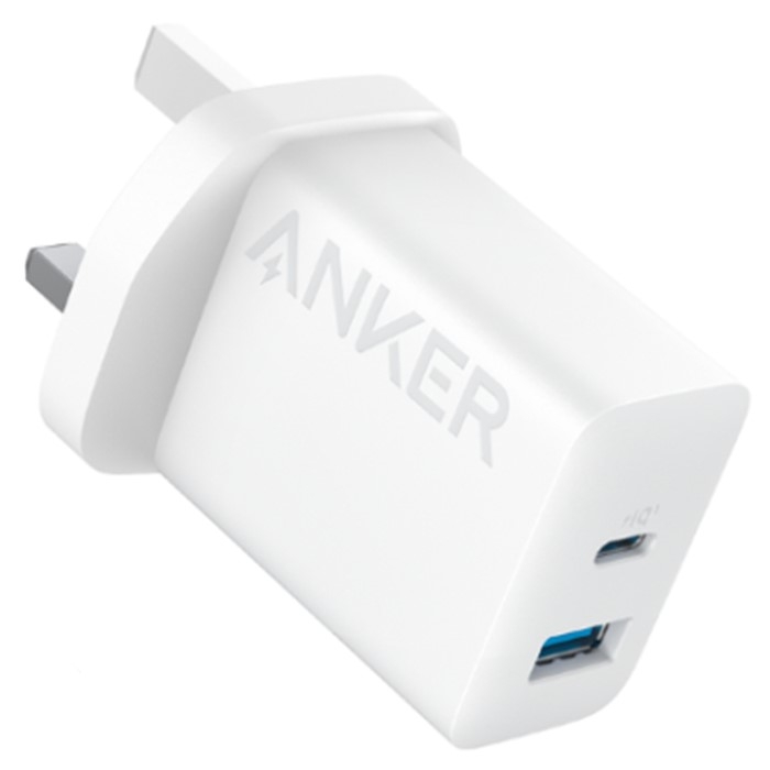 Buy Anker 312 20w dual ports charger, a2348k21 – white in Kuwait