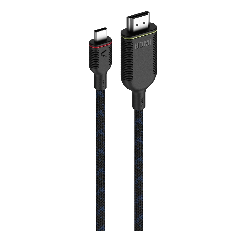 Buy Unisynk usb-c to hdmi cable, 3m, 10370 – black in Kuwait