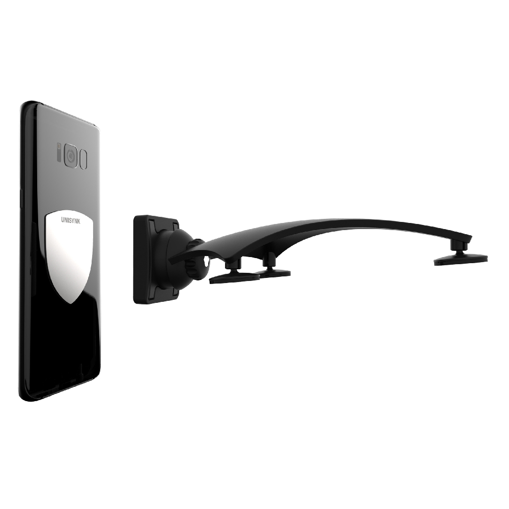 Buy Unisynk in car magnetic dashboard mobile holder, 10004 – black in Kuwait