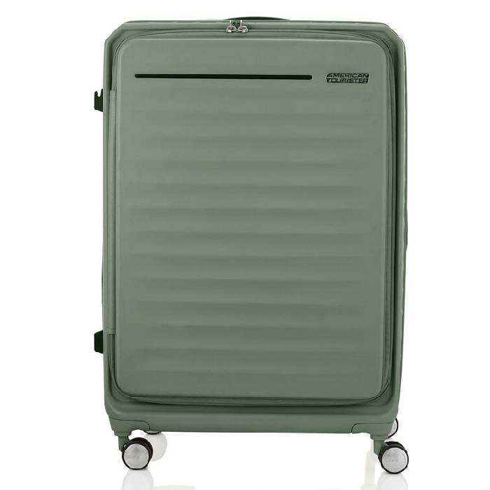 Buy American tourister frontec spinner hard luggage trolley bag, 79cm, hj3x14009 - hard forest in Kuwait